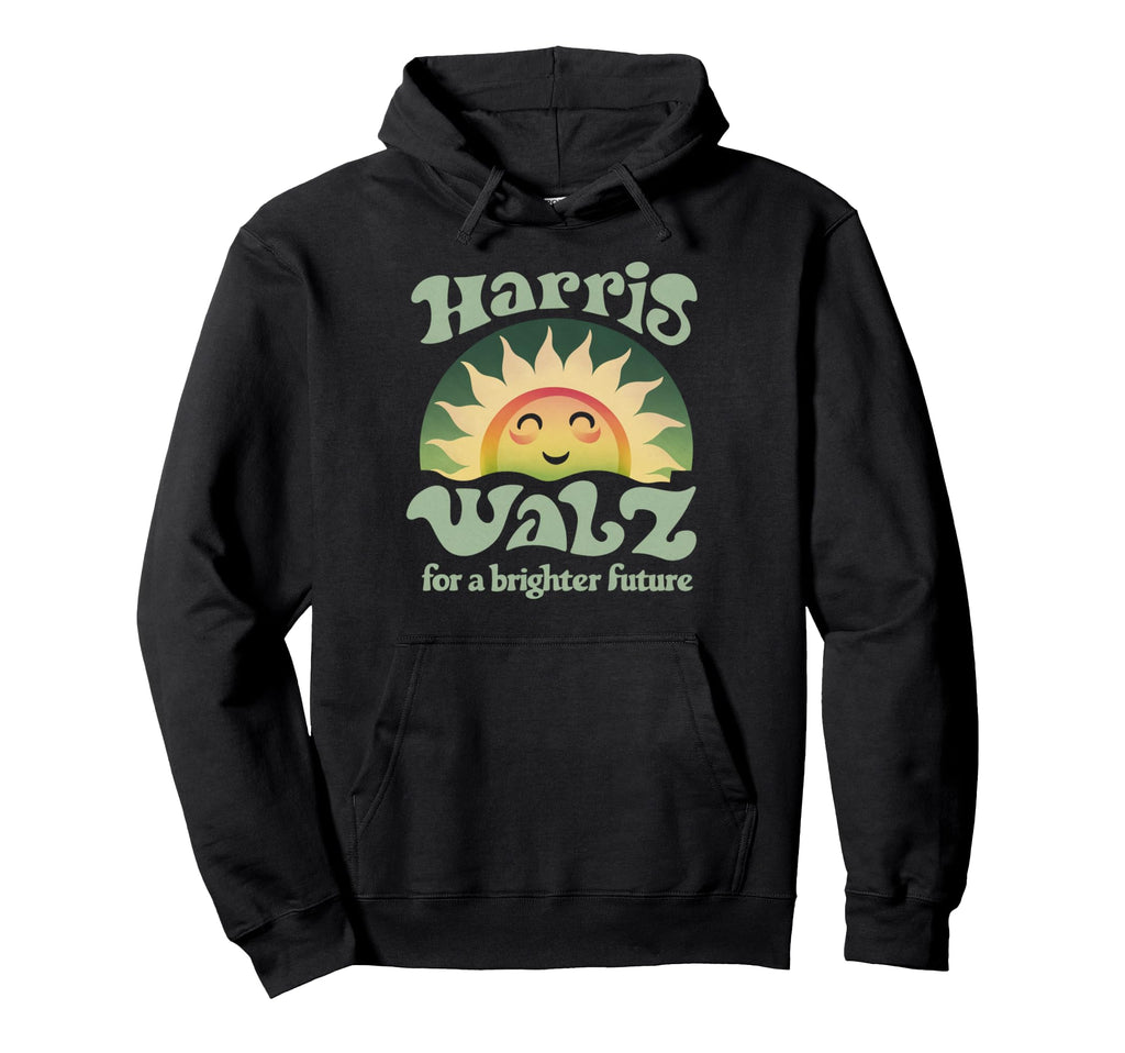 Go Green Harris Walz Boho Hoodie - Trendy Graphic for Adults - T-Shirt, Sweatshirt, Hoodie