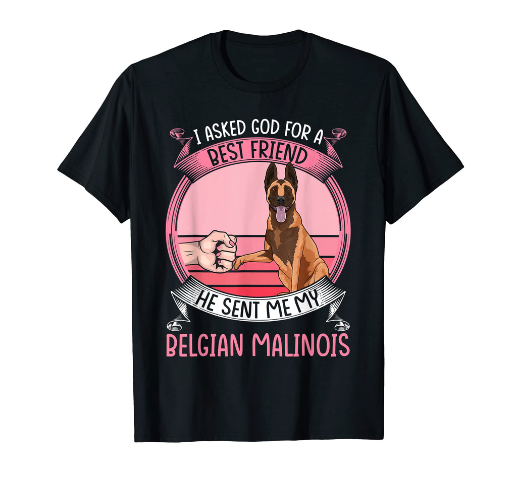 Belgian Malinois Mom Dog Sunset T-Shirt - Graphic Print Unisex - T-Shirt, Sweatshirt, Hoodie