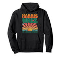 Harris Walz Sunset Boho Hoodie - Aesthetic Graphic Men Women - T-Shirt, Sweatshirt, Hoodie