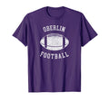 Oberlin Football Distressed 80S Throwback T-Shirt - Graphic Print Unisex - T-Shirt, Sweatshirt, Hoodie