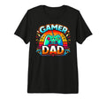 Gamer Dad Game Controller Gaming T-Shirt - Custom Art Print Men Women - T-Shirt, Sweatshirt, Hoodie