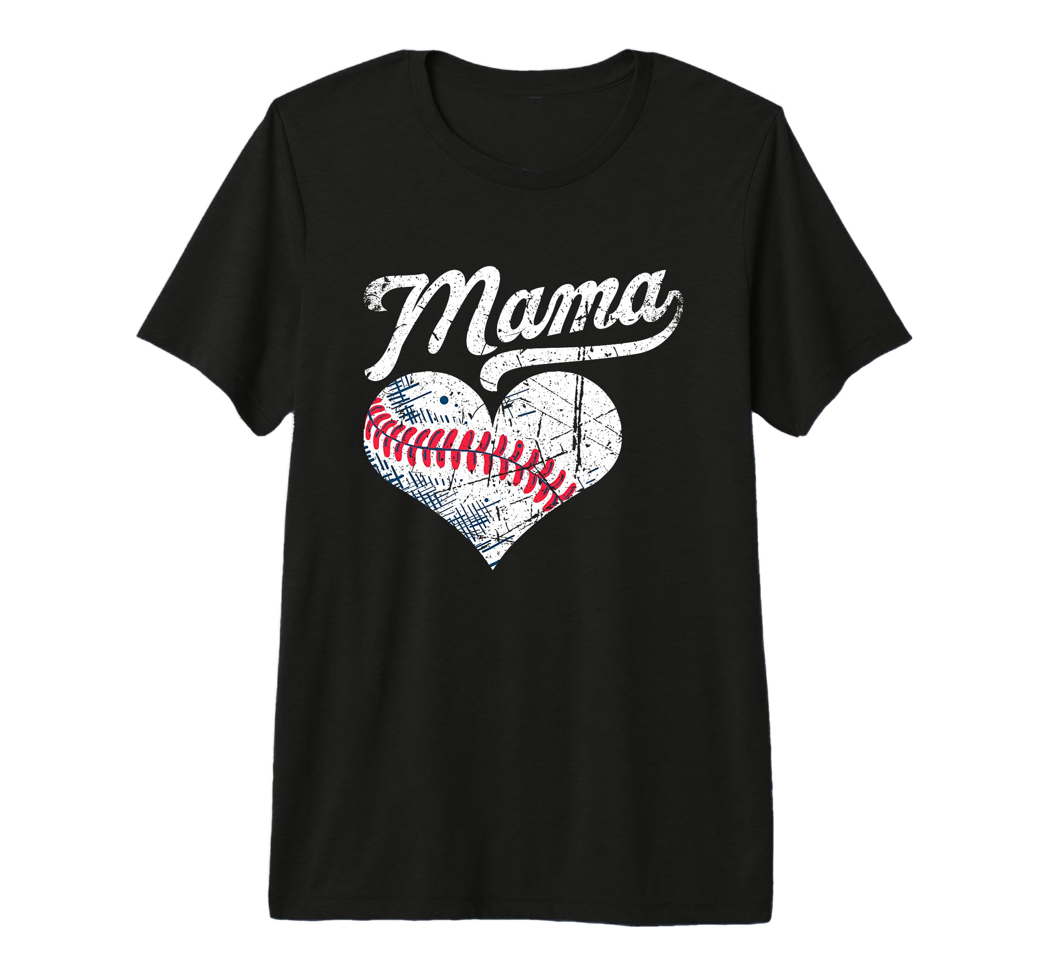 Baseball Mama Funny Sport Tri Blend T-Shirt - Aesthetic Graphic Unisex - T-Shirt, Sweatshirt, Hoodie