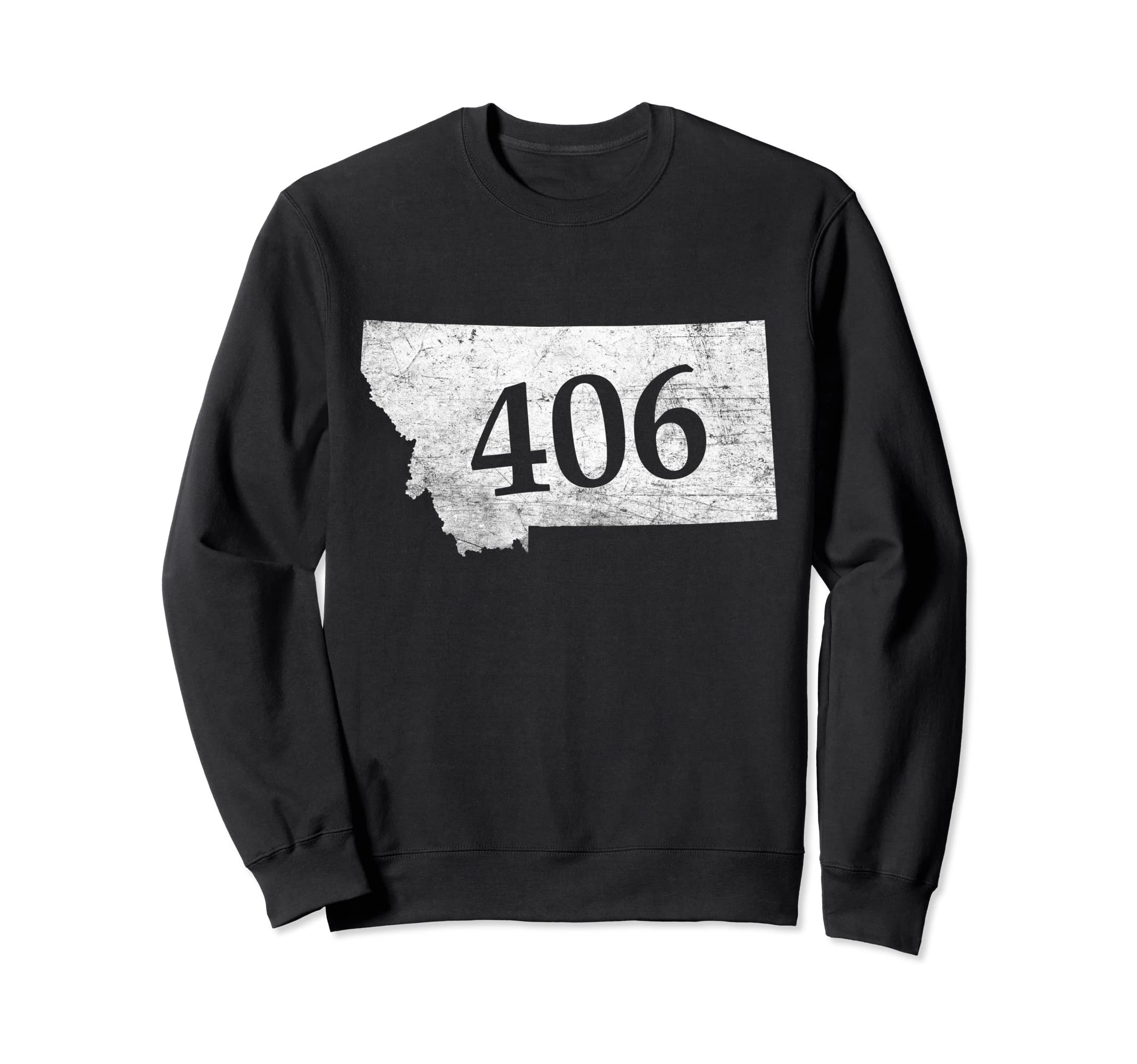 406 Montana Area Code Sweatshirt - Fun Novelty Design for Adults - T-Shirt, Sweatshirt, Hoodie