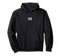 Angel Number 111 Distressed Hoodie - Unique Graphic for Adults - T-Shirt, Sweatshirt, Hoodie