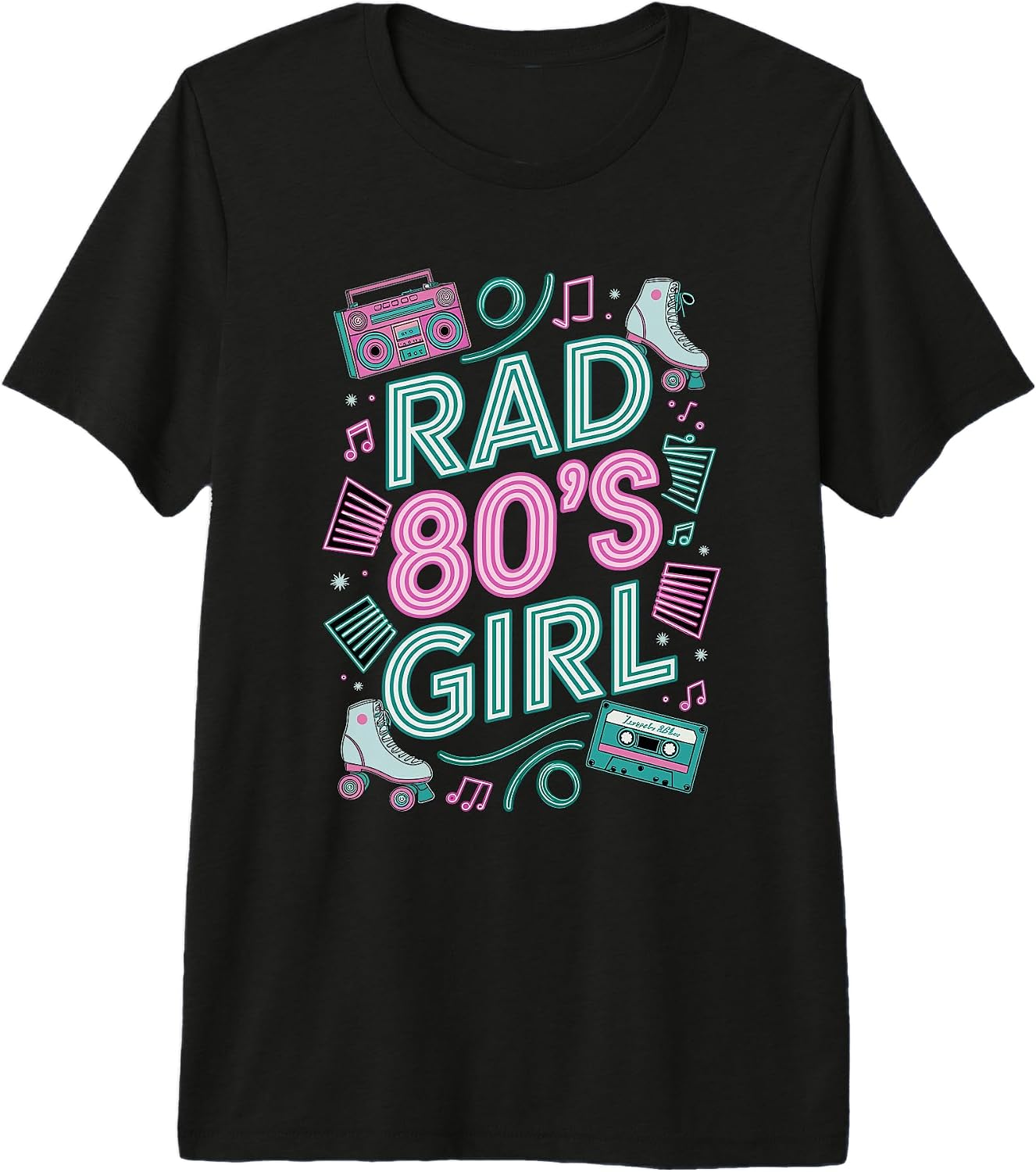 Womens 80s Party Outfit - Adult & Kids T-Shirts, Sweatshirts & Hoodies apparel design preview 1