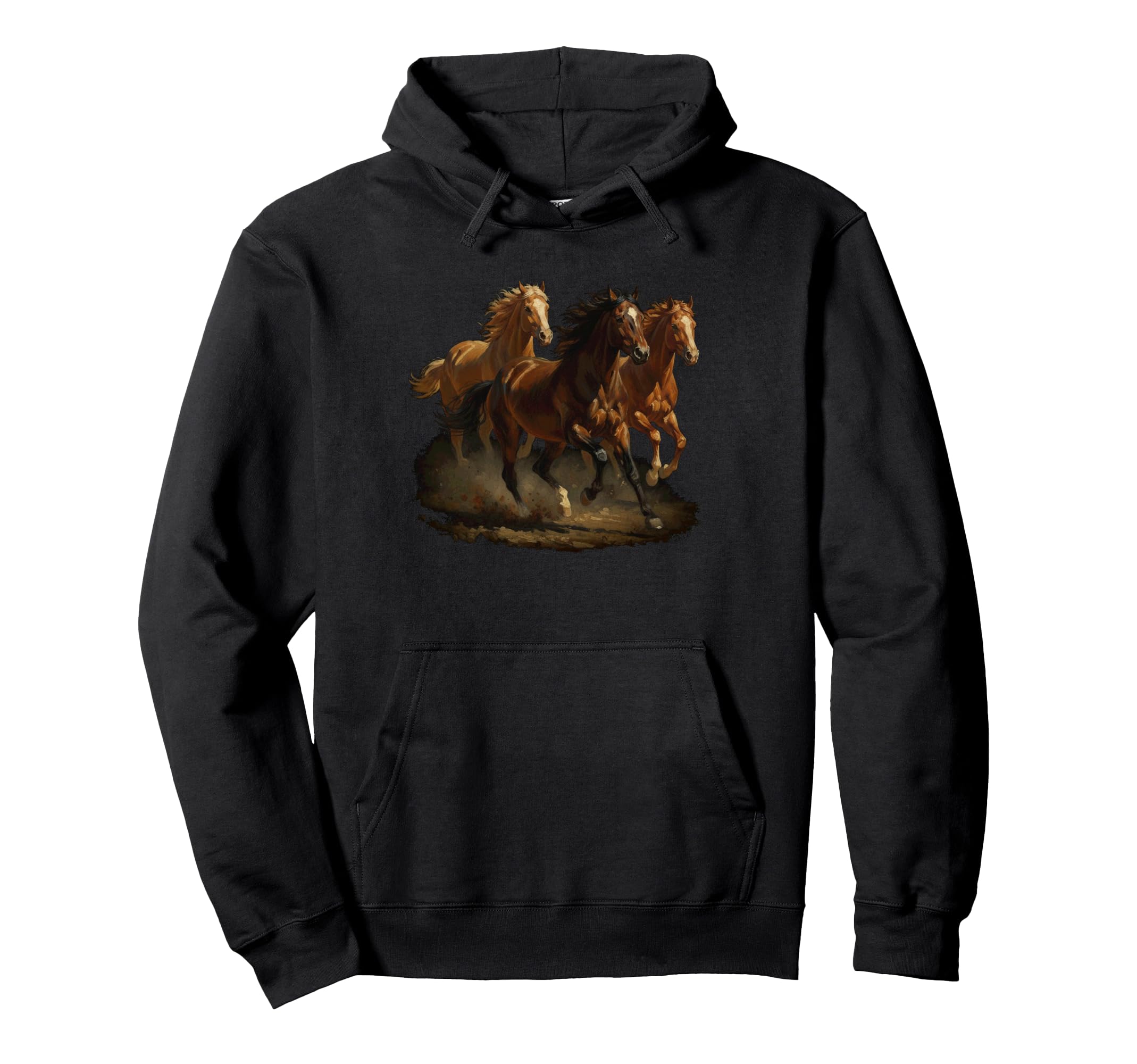 Wild Horse 80S 90S Western Grunge Hoodie - Trendy Graphic for Adults - T-Shirt, Sweatshirt, Hoodie