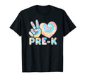 Tie Dye Back To School Peace Love Pre K T-Shirt - Trendy Graphic Men Women - T-Shirt, Sweatshirt, Hoodie