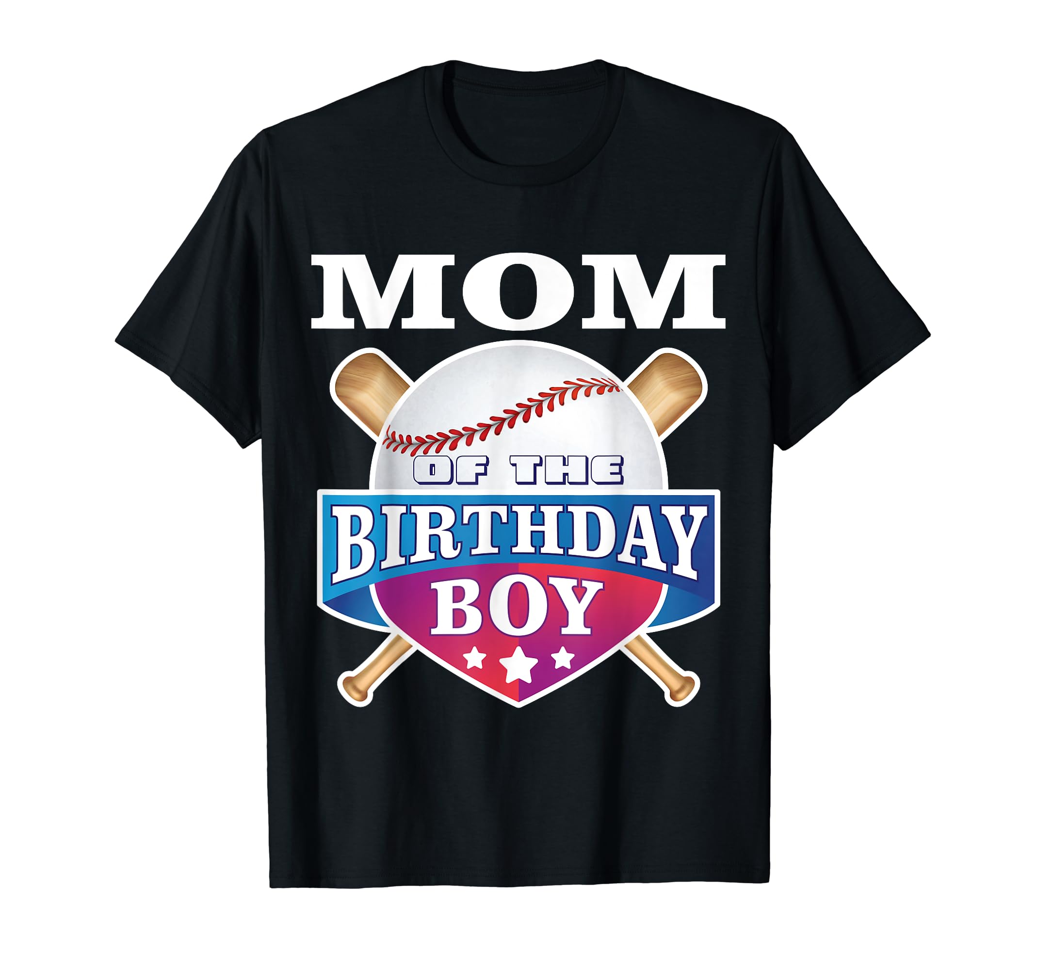 Mom Birthday Baseball Bday Party T-Shirt - Aesthetic Graphic Unisex - T-Shirt, Sweatshirt, Hoodie
