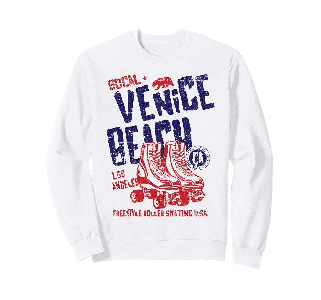 Venice Beach California Roller Skate Sweatshirt - Unique Graphic Men Women - T-Shirt, Sweatshirt, Hoodie