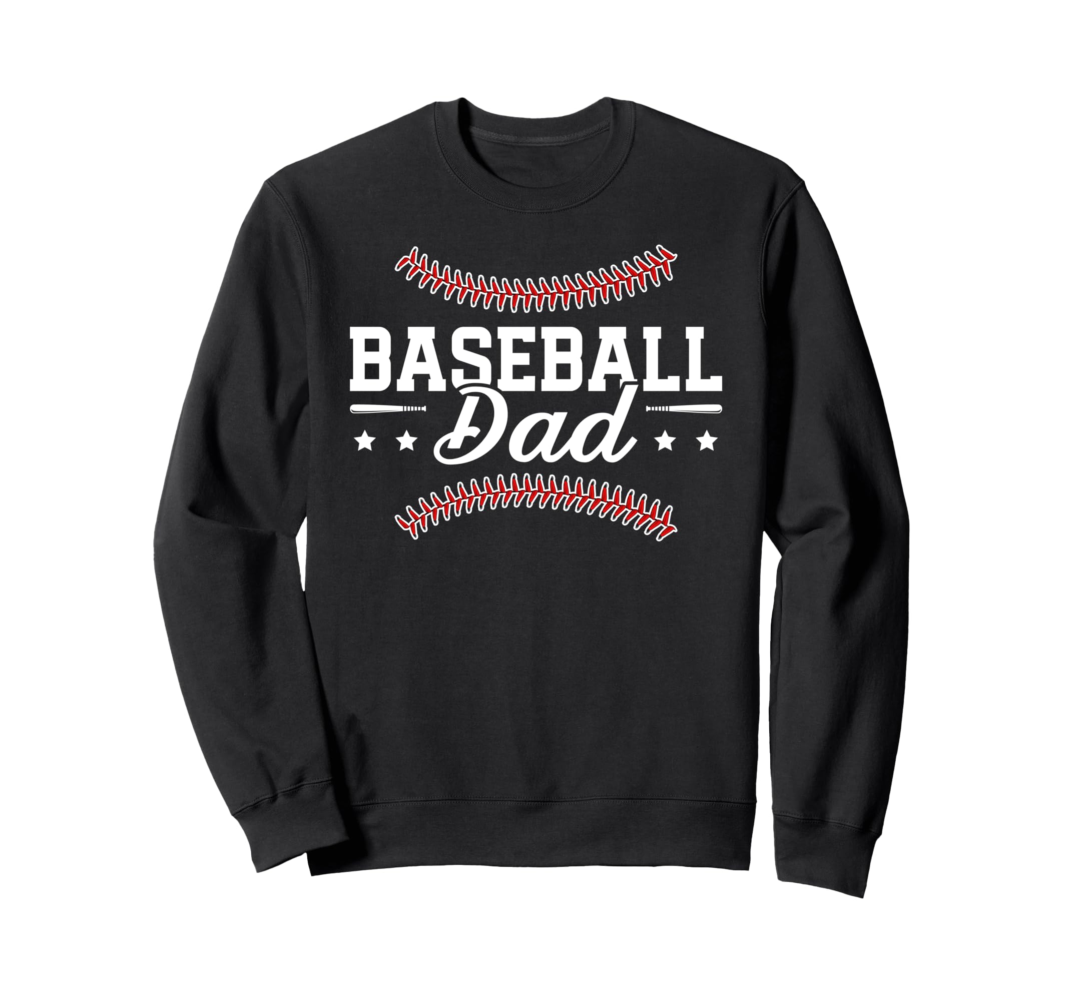 Baseball Dad Baseball Player Father Sweatshirt - Graphic Print Unisex - T-Shirt, Sweatshirt, Hoodie