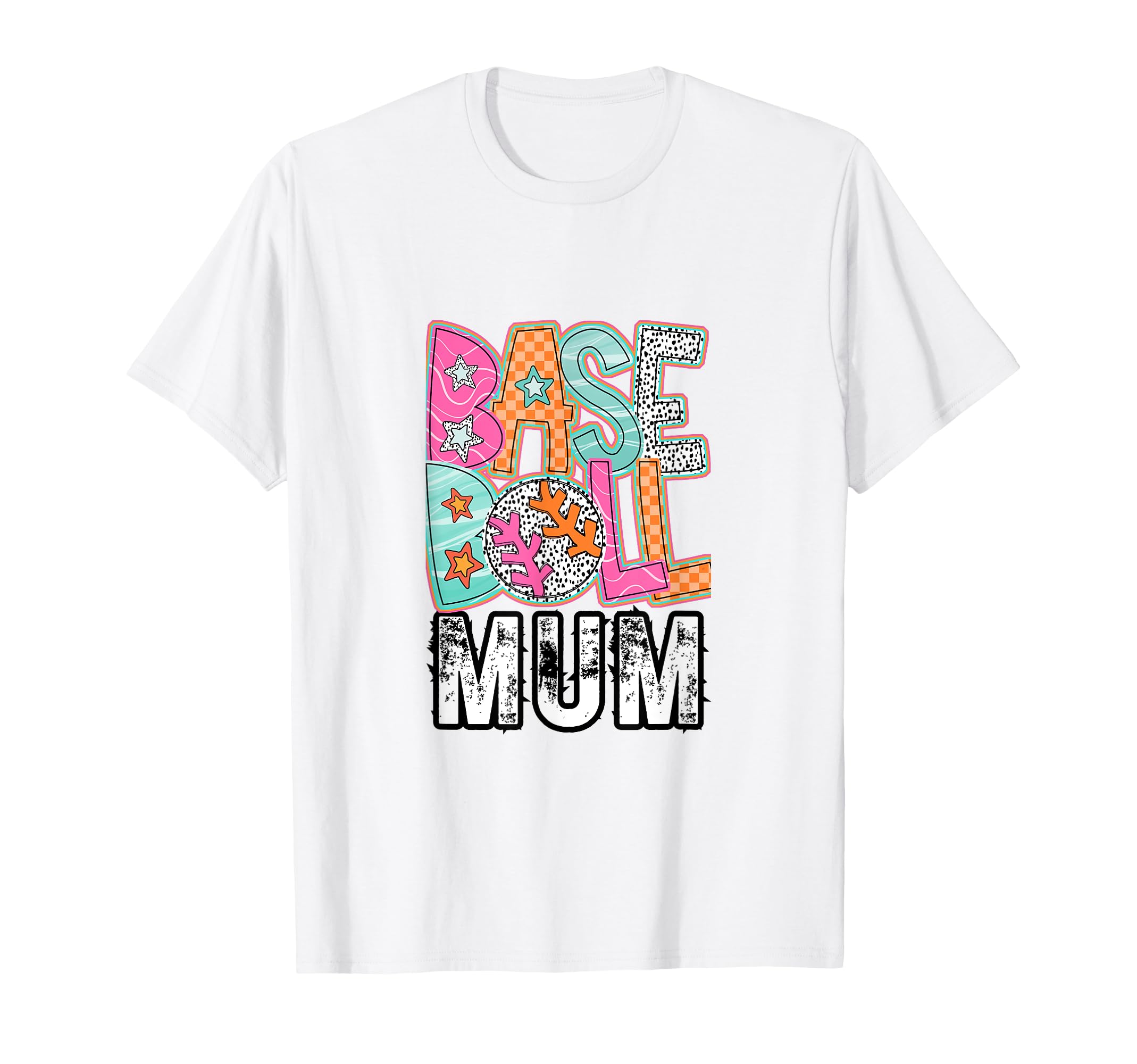 Baseball Mum T-Shirt - Graphic Print for Adults - T-Shirt, Sweatshirt, Hoodie