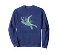 Sea Turtle Puerto Rico Vacation Sweatshirt - Minimalist Print Men Women - T-Shirt, Sweatshirt, Hoodie