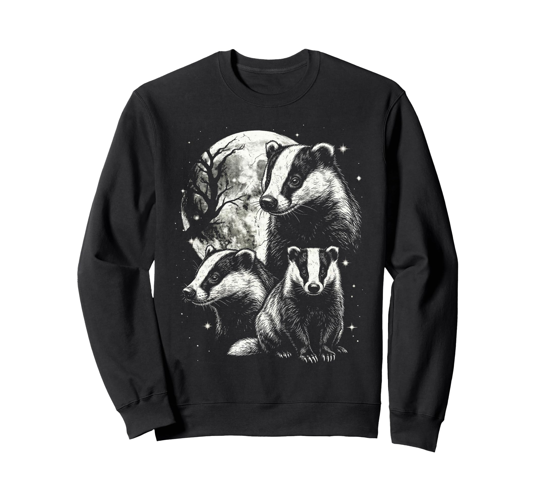 Badger 90S Aesthetic Y2K Wild Badger Sweatshirt - Trendy Graphic for Adults - T-Shirt, Sweatshirt, Hoodie