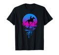 Sunset Horse Riding T-Shirt - Fun Novelty Design Unisex - T-Shirt, Sweatshirt, Hoodie