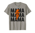 Basketball Mama Distressed Lightning T-Shirt - Graphic Print for Adults - T-Shirt, Sweatshirt, Hoodie