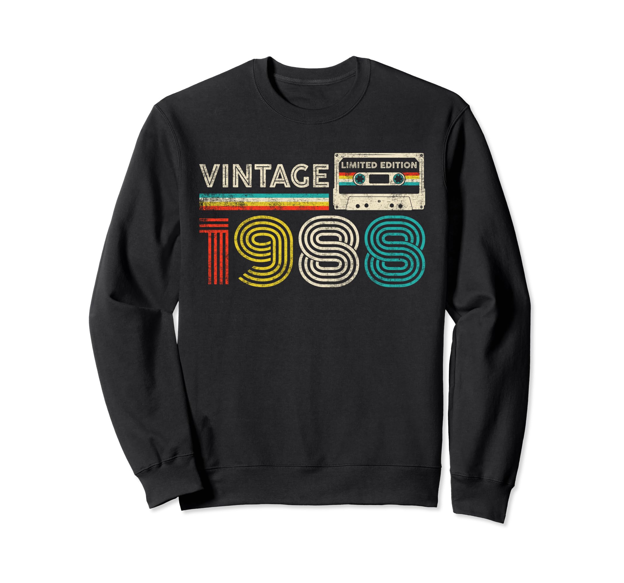 1988 Birthday 1988 Cassette Tape Sweatshirt - Custom Art Print Men Women - T-Shirt, Sweatshirt, Hoodie