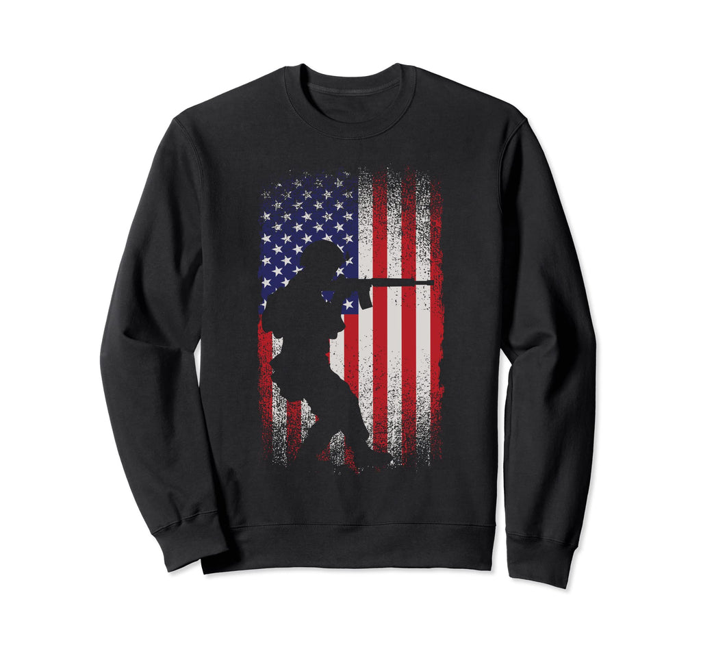 Airsoft Sport Distressed Sweatshirt - Streetwear Style for Adults - T-Shirt, Sweatshirt, Hoodie