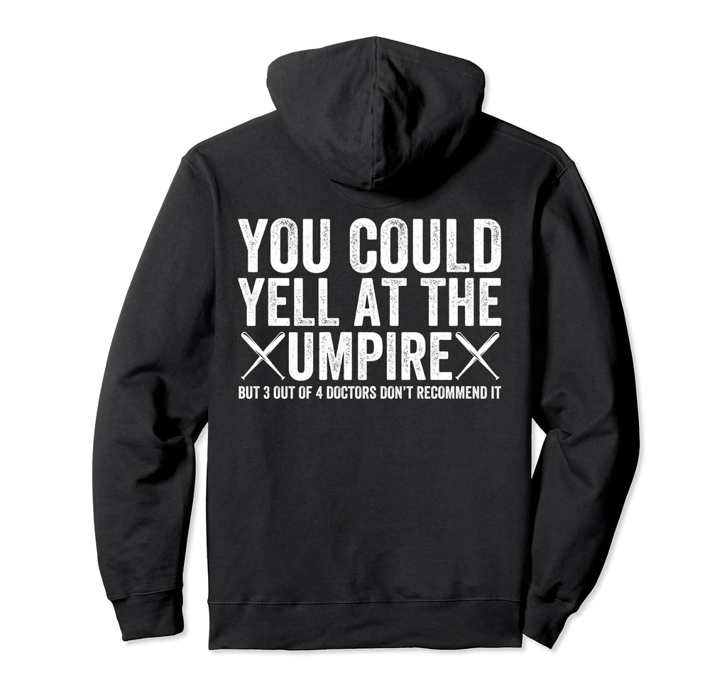 Baseball Dad Umpire 1 Star Rating Hoodie - Casual Everyday Wear for Adults - T-Shirt, Sweatshirt, Hoodie