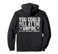 Baseball Dad Umpire 1 Star Rating Hoodie - Casual Everyday Wear for Adults - T-Shirt, Sweatshirt, Hoodie