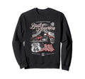 Route 66 Road That Built America Sweatshirt - Streetwear Style for Adults - T-Shirt, Sweatshirt, Hoodie
