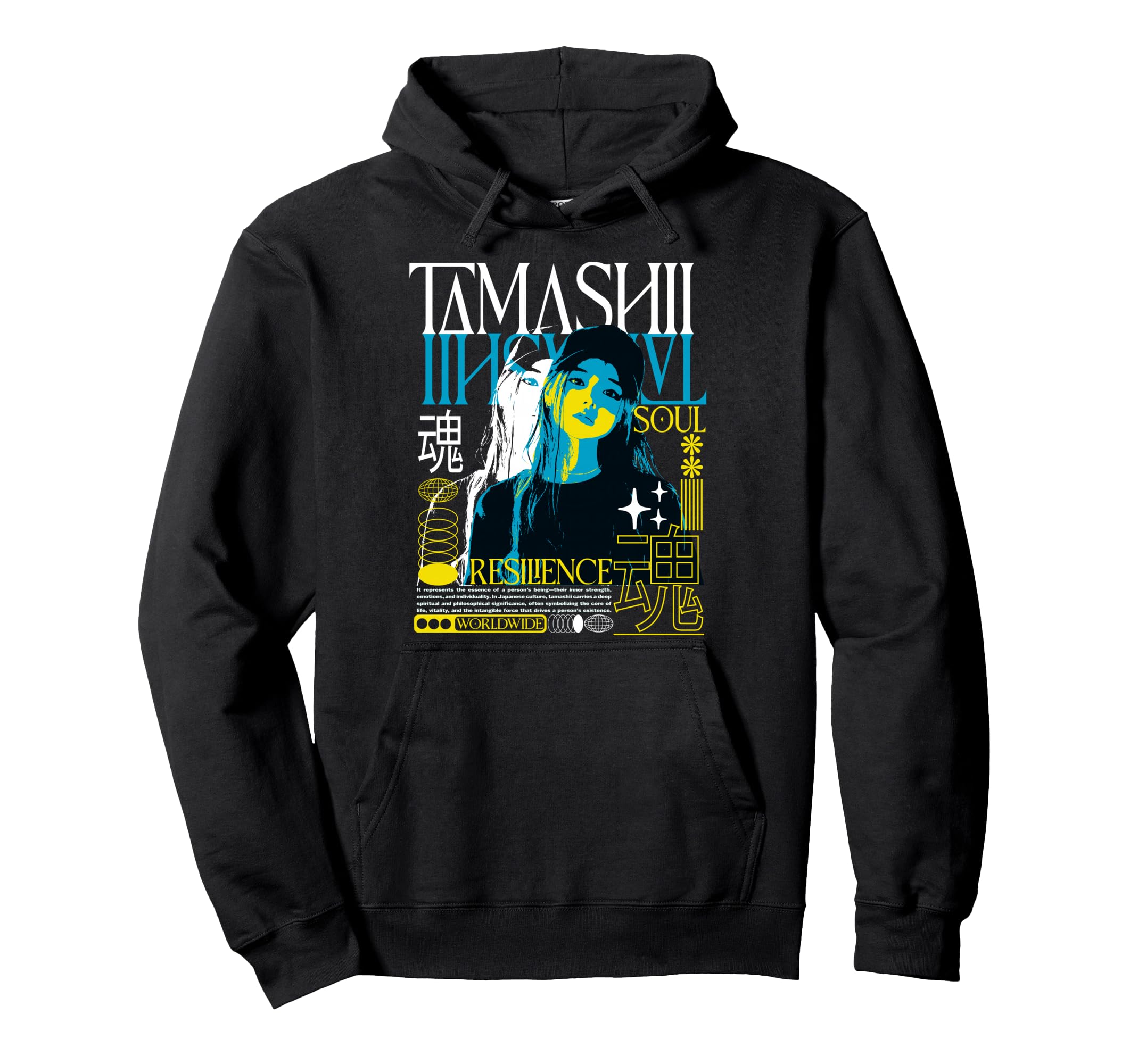 Y2K Japanese Bold Urban Graffiti Hoodie - Casual Everyday Wear Unisex - T-Shirt, Sweatshirt, Hoodie