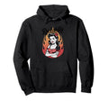 Rockabilly Pin Up Flames Vibe Hoodie - Novelty Apparel Unisex - T-Shirt, Sweatshirt, Hoodie