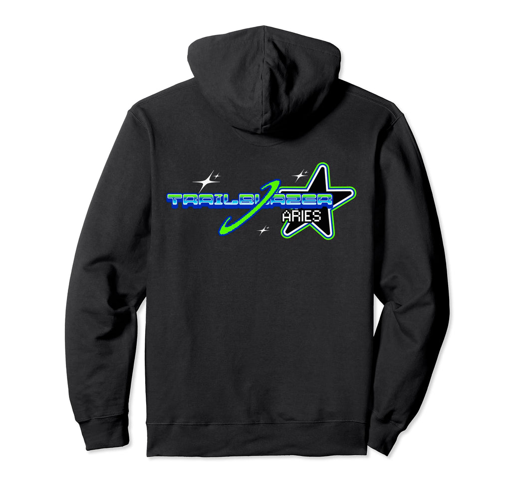 Aries Trailblazer Y2K Astrology Hoodie - Aesthetic Graphic Unisex - T-Shirt, Sweatshirt, Hoodie