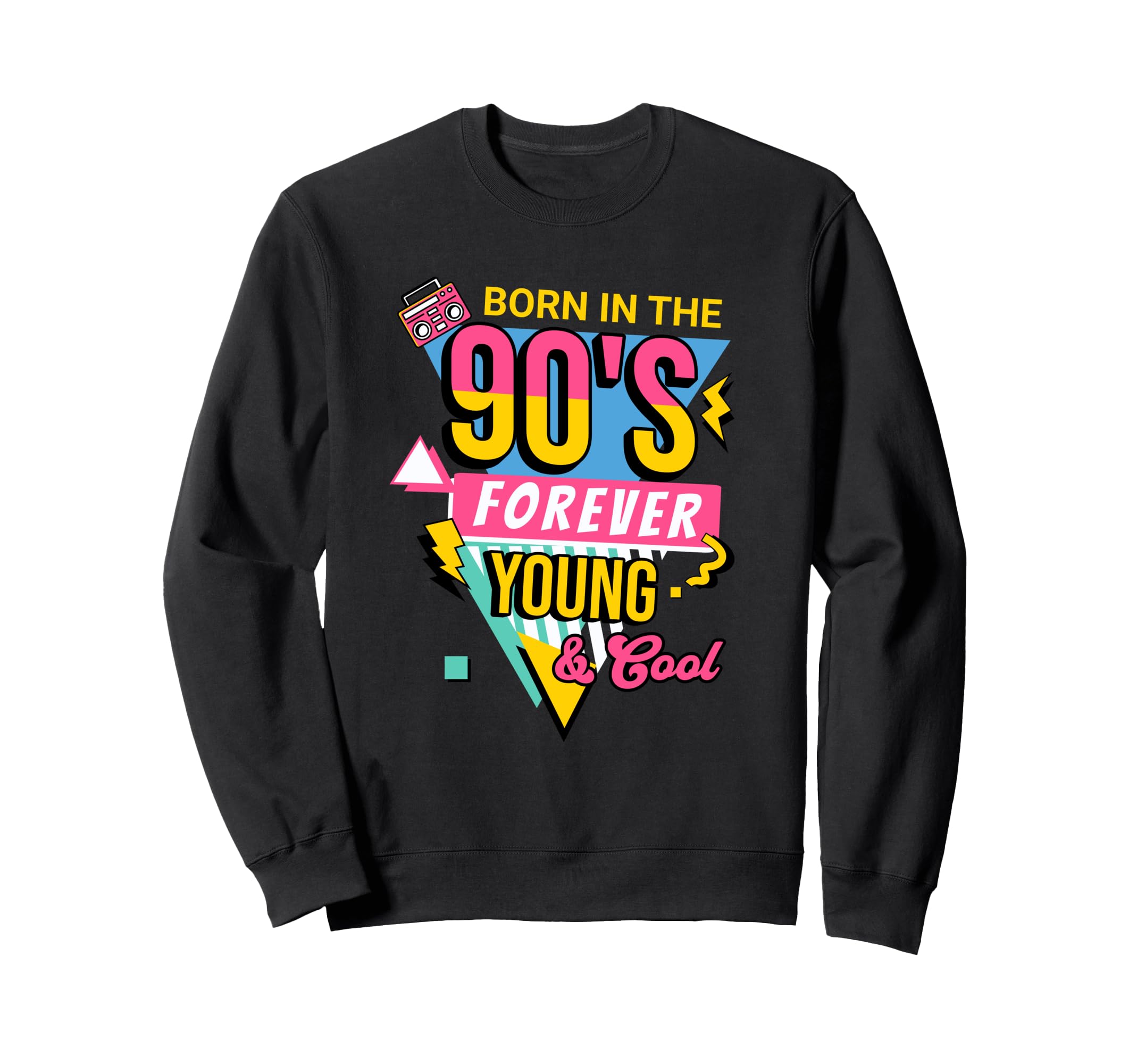 Born Nineties Aesthetics Sweatshirt - Unique Graphic Men Women - T-Shirt, Sweatshirt, Hoodie