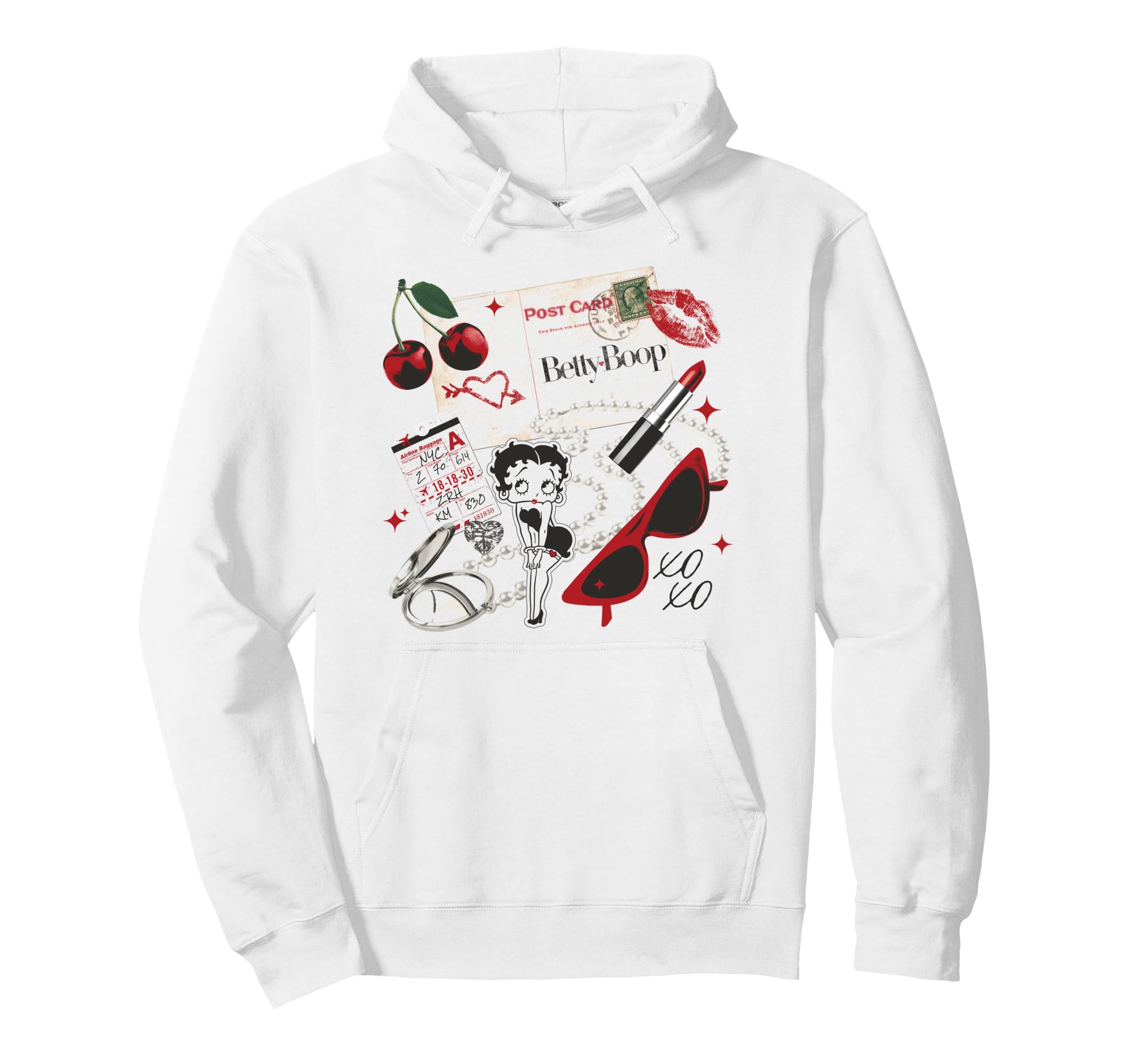 Betty Boop Sweet Collection Betty Hoodie - Streetwear Style for Adults - T-Shirt, Sweatshirt, Hoodie