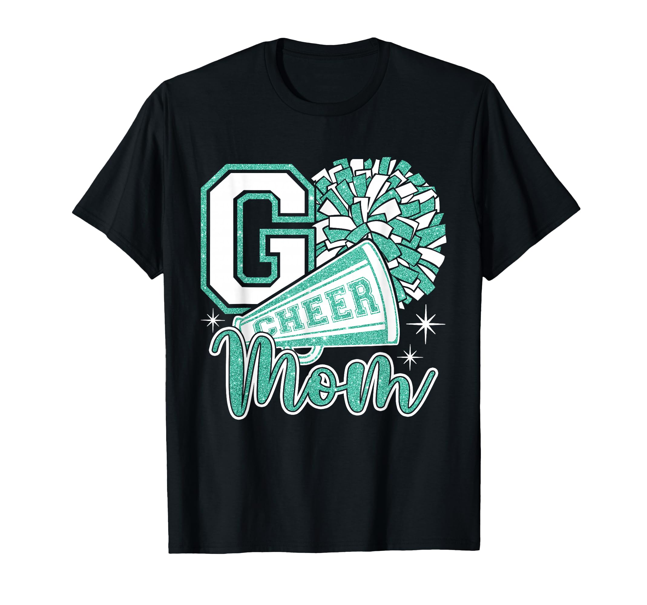 Go Cheer Mom Mama Sport Cheerleader T-Shirt - Graphic Print for Adults - T-Shirt, Sweatshirt, Hoodie