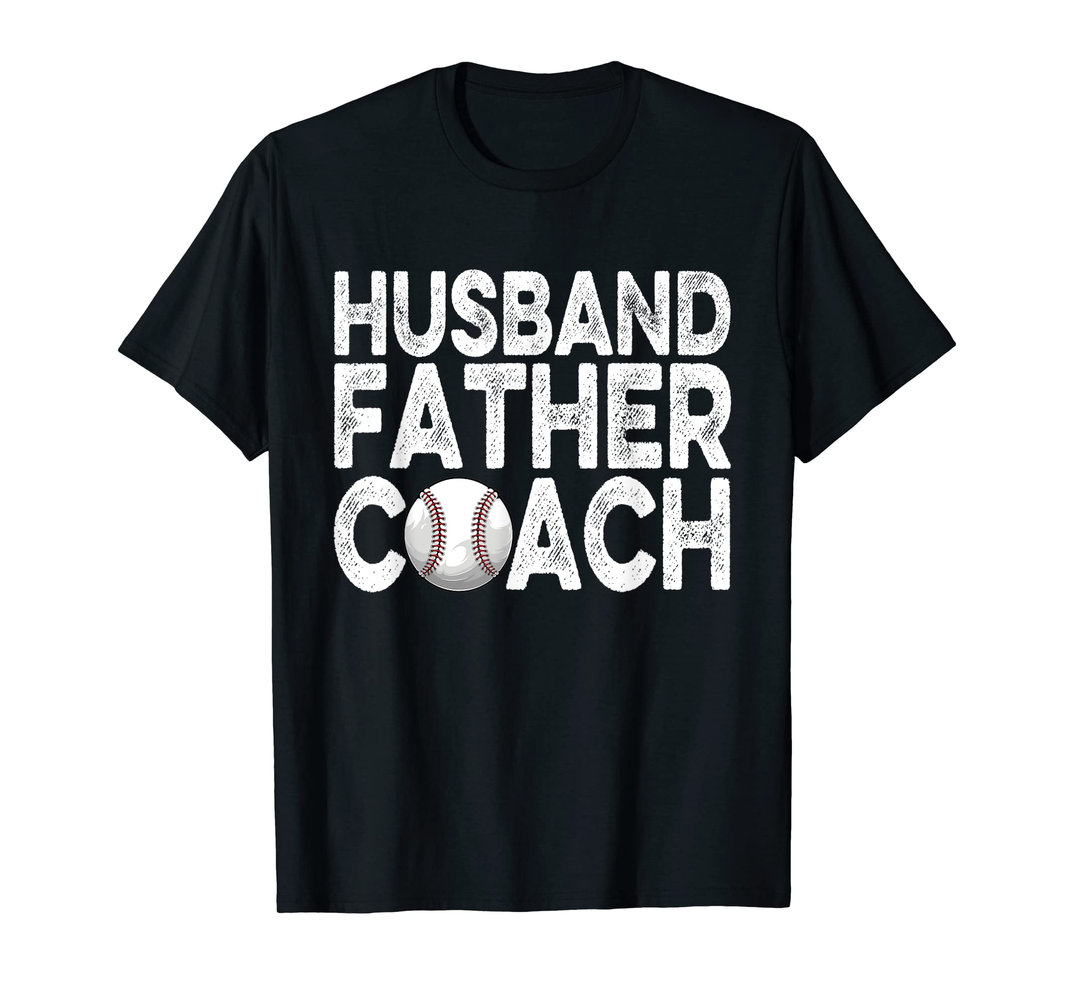 Husband Father Coach Softball T-Shirt - Aesthetic Graphic for Adults - T-Shirt, Sweatshirt, Hoodie