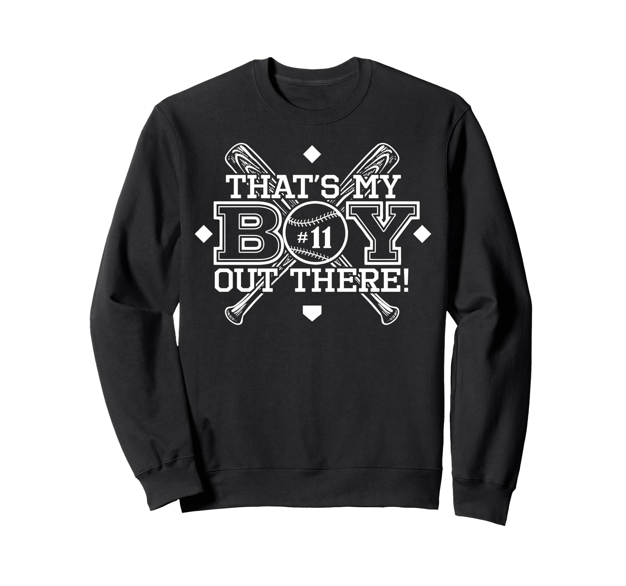 Baseball Mom Dad Thats My Sweatshirt - Casual Everyday Wear Men Women - T-Shirt, Sweatshirt, Hoodie