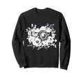 Photographer Camera Flowers Sweatshirt - Streetwear Style for Adults - T-Shirt, Sweatshirt, Hoodie