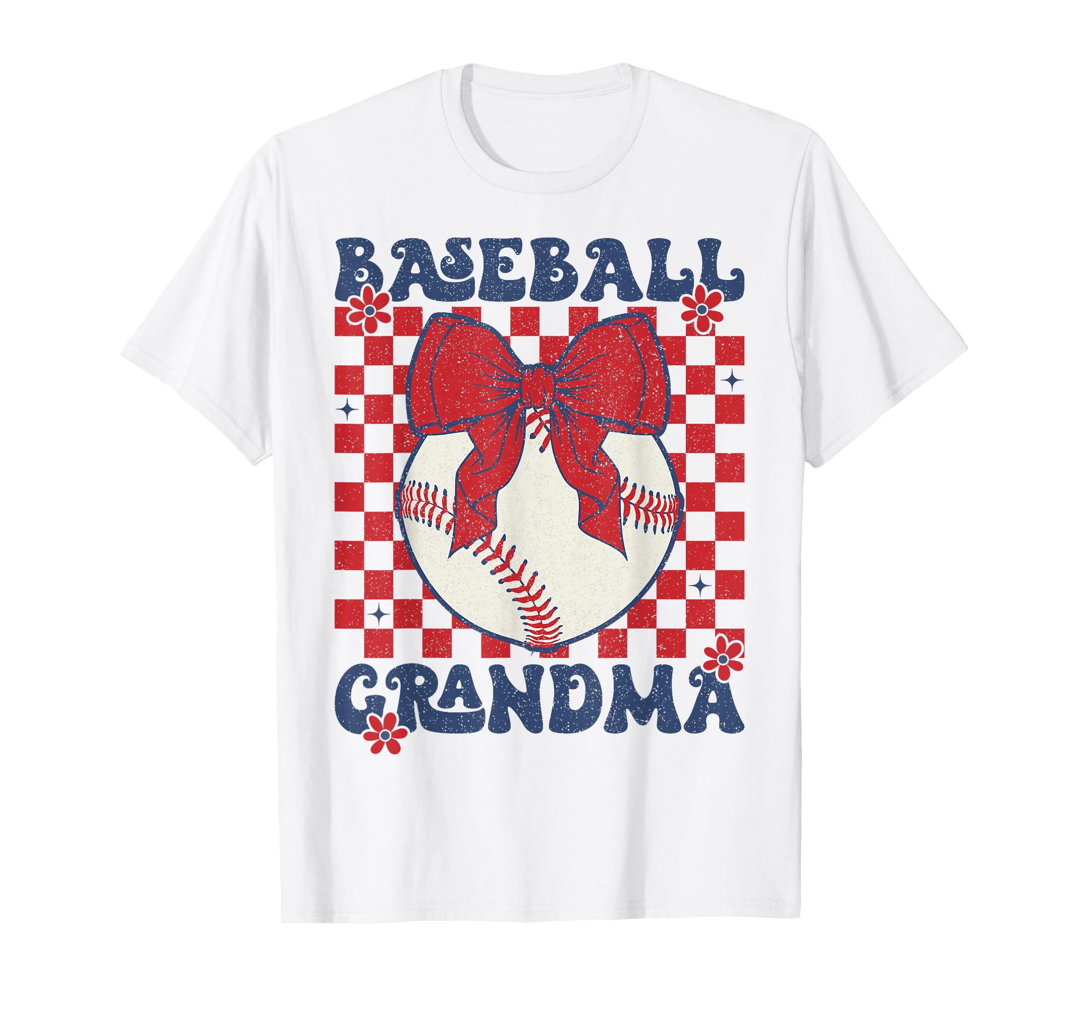 Baseball Grandma Coquette Bow Game Day T-Shirt - Novelty Apparel Unisex - T-Shirt, Sweatshirt, Hoodie