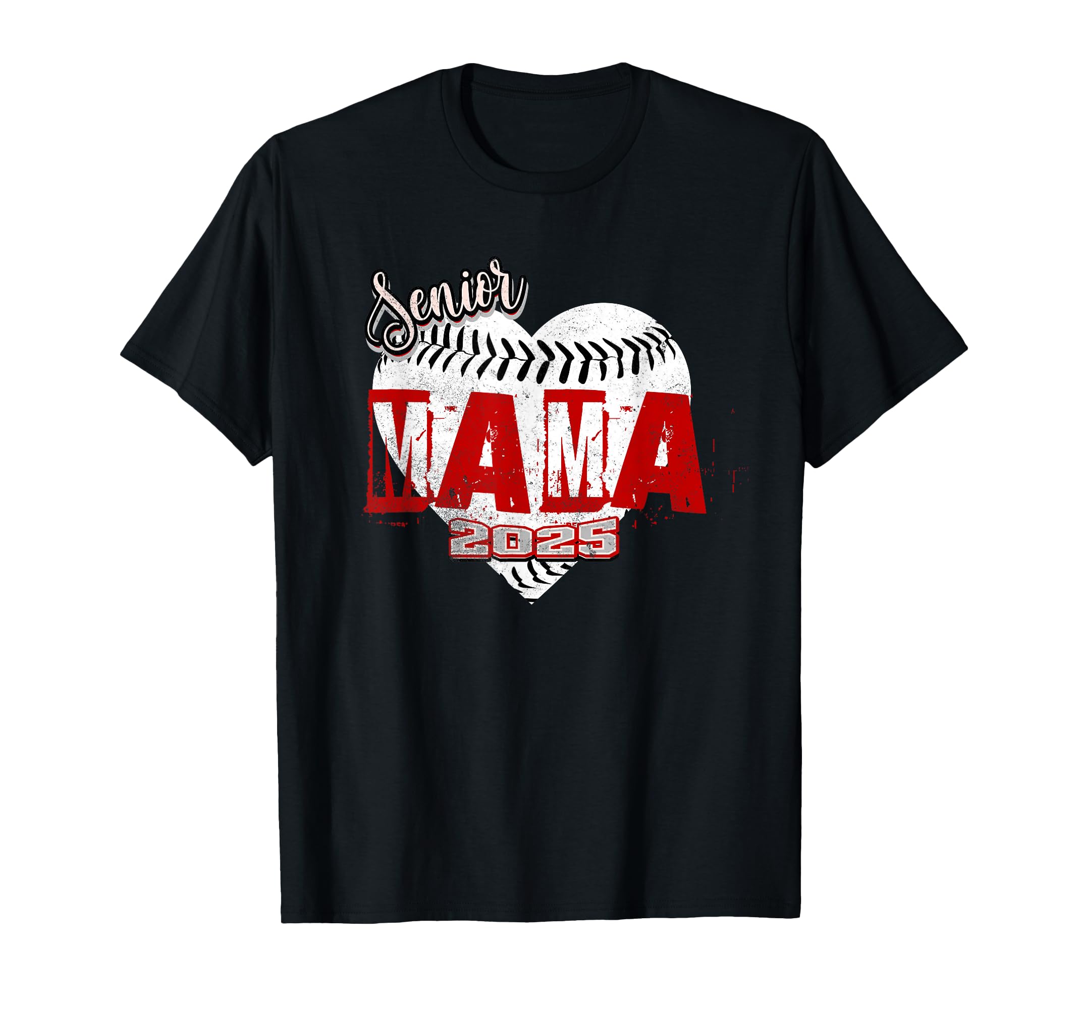 Senior Mom Class 2025 Baseball Mama T-Shirt - Unique Graphic Men Women - T-Shirt, Sweatshirt, Hoodie