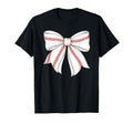 Baseball Coquette Bow Baseball Mom Mama T-Shirt - Trendy Graphic Unisex - T-Shirt, Sweatshirt, Hoodie
