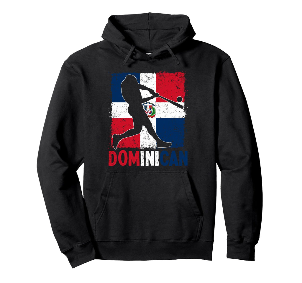 Dominican Baseball Player Hoodie - Casual Everyday Wear for Adults - T-Shirt, Sweatshirt, Hoodie