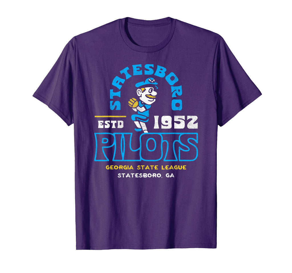 Statesboro Pilots Georgia Defunct T-Shirt - Custom Art Print for Adults - T-Shirt, Sweatshirt, Hoodie