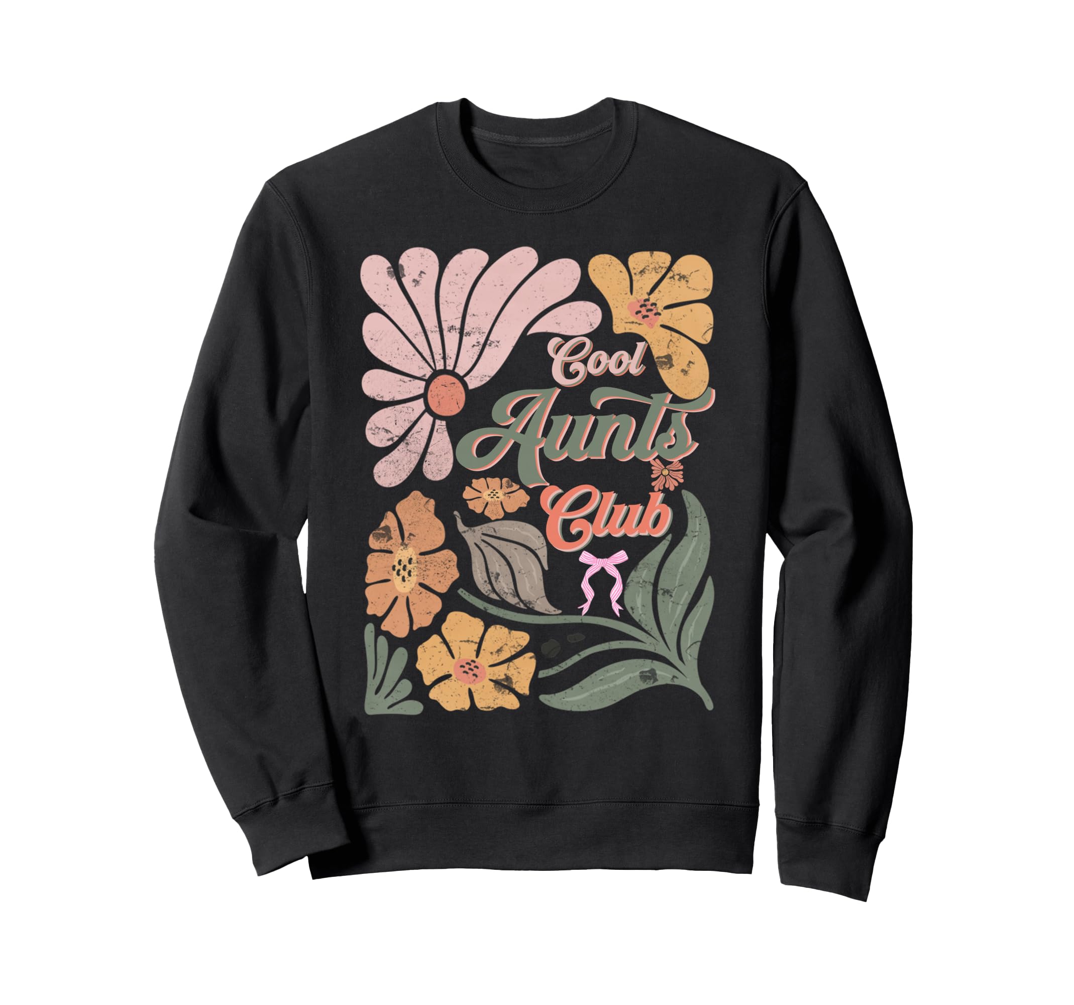 Boho Mothers Day Christian Aunts Sweatshirt - Minimalist Print Men Women - T-Shirt, Sweatshirt, Hoodie