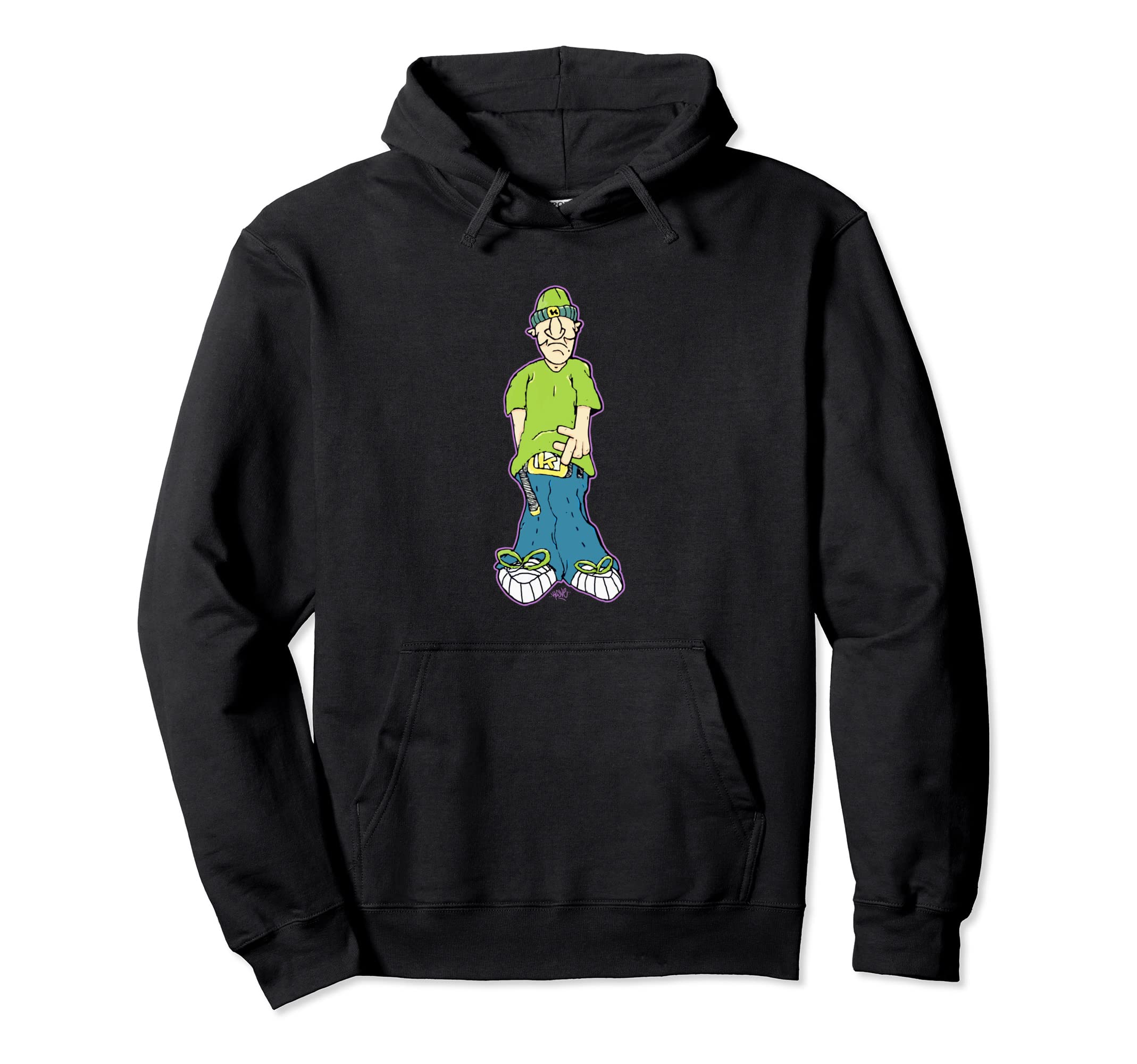 Old School Graffiti Character 90S Hoodie - Graphic Print Men Women - T-Shirt, Sweatshirt, Hoodie