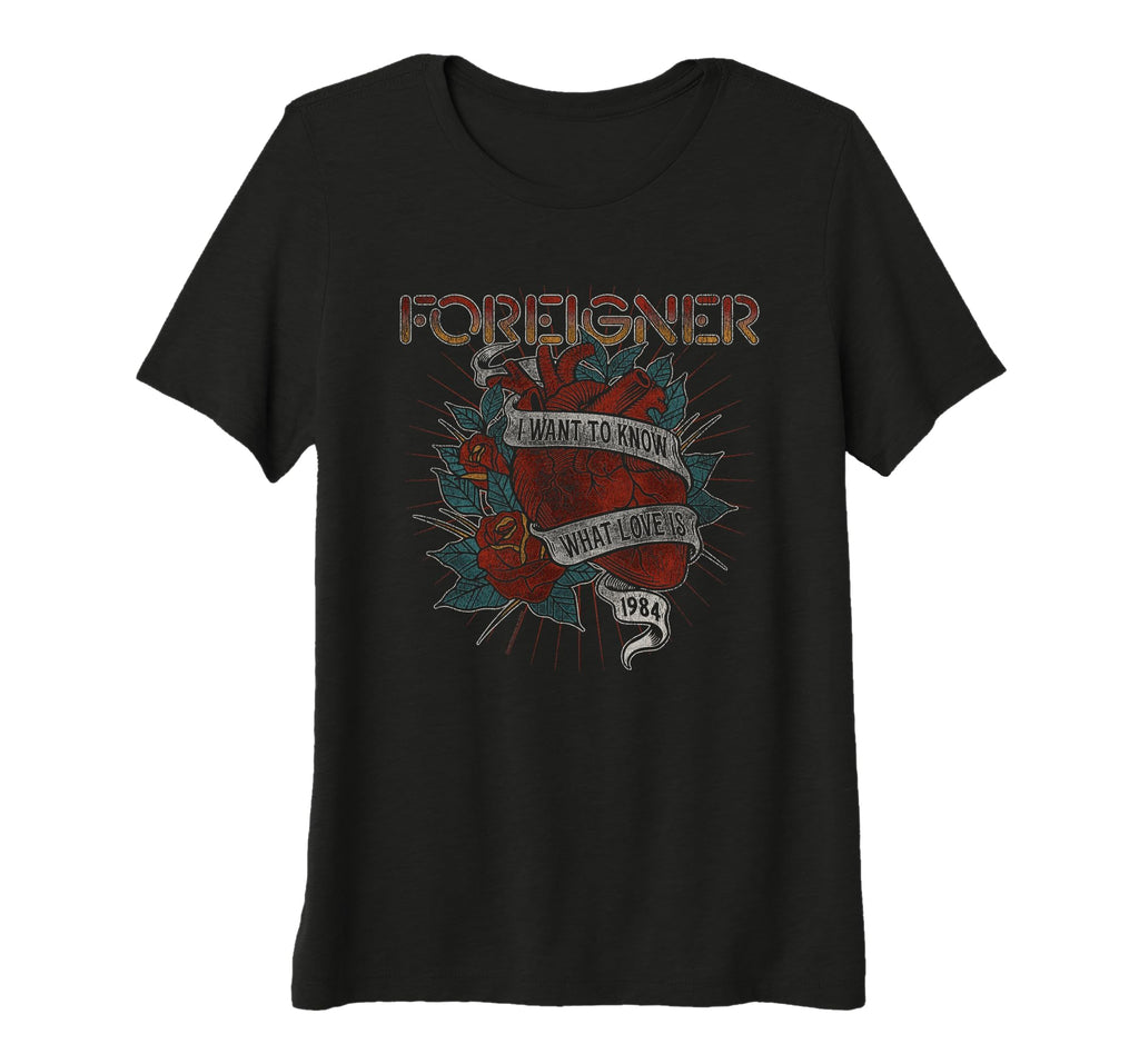 Foreigner Know What Love Is T-Shirt - Casual Everyday Wear for Adults - T-Shirt, Sweatshirt, Hoodie