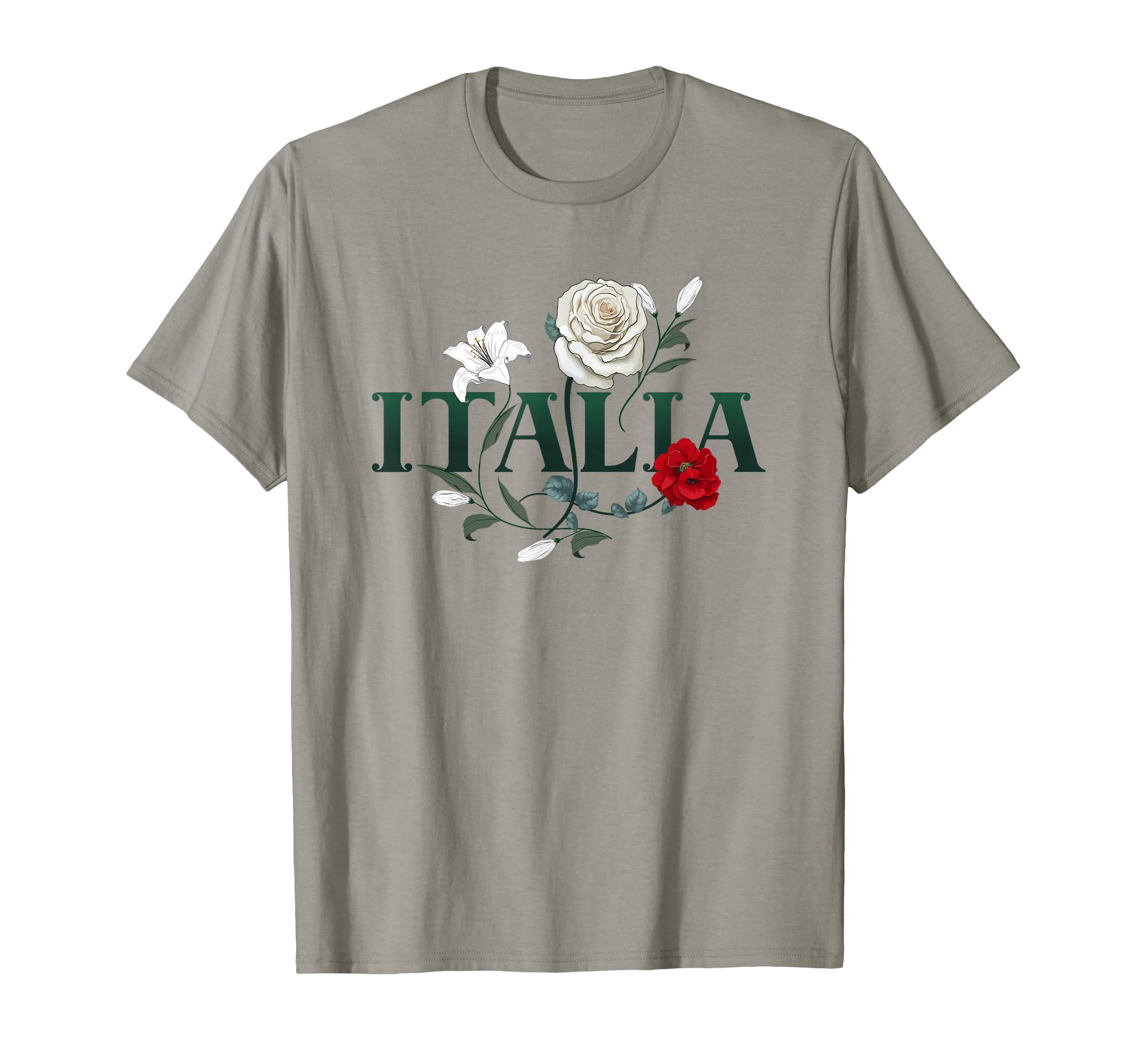 Flowers Italy Minimalist Boho T-Shirt - Minimalist Print for Adults - T-Shirt, Sweatshirt, Hoodie