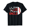 Fear Baseball Catcher Uncle Baseball T-Shirt - Minimalist Print for Adults - T-Shirt, Sweatshirt, Hoodie