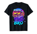 80S Bro Party Boombox And Sunset T-Shirt - Streetwear Style for Adults - T-Shirt, Sweatshirt, Hoodie