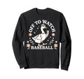 Off To Watch Baseball Goose Goose Sweatshirt - Custom Art Print Unisex - T-Shirt, Sweatshirt, Hoodie