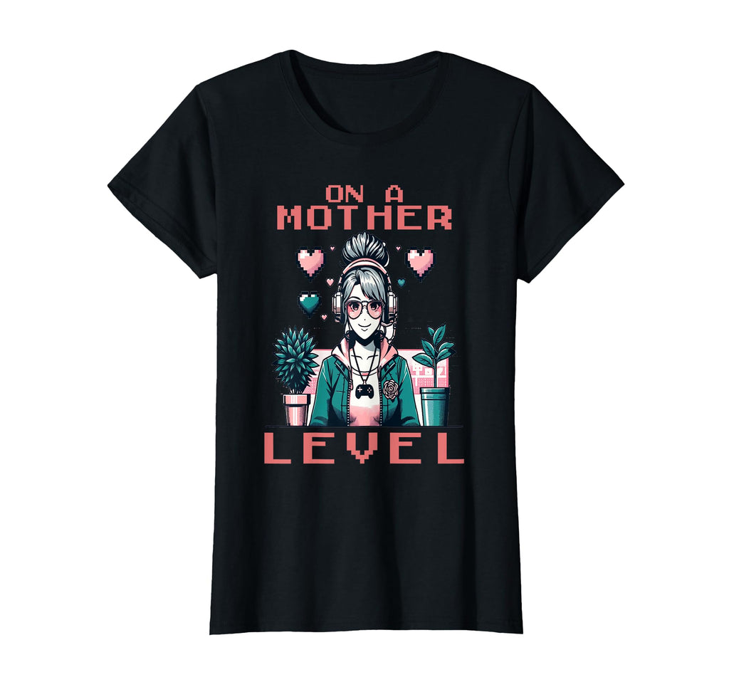 Pixel Art Gamer Mom Anime Chic Mothers T-Shirt - Aesthetic Graphic Unisex - T-Shirt, Sweatshirt, Hoodie
