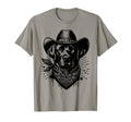 Black Labrador Retriever Dog Western T-Shirt - Streetwear Style for Adults - T-Shirt, Sweatshirt, Hoodie