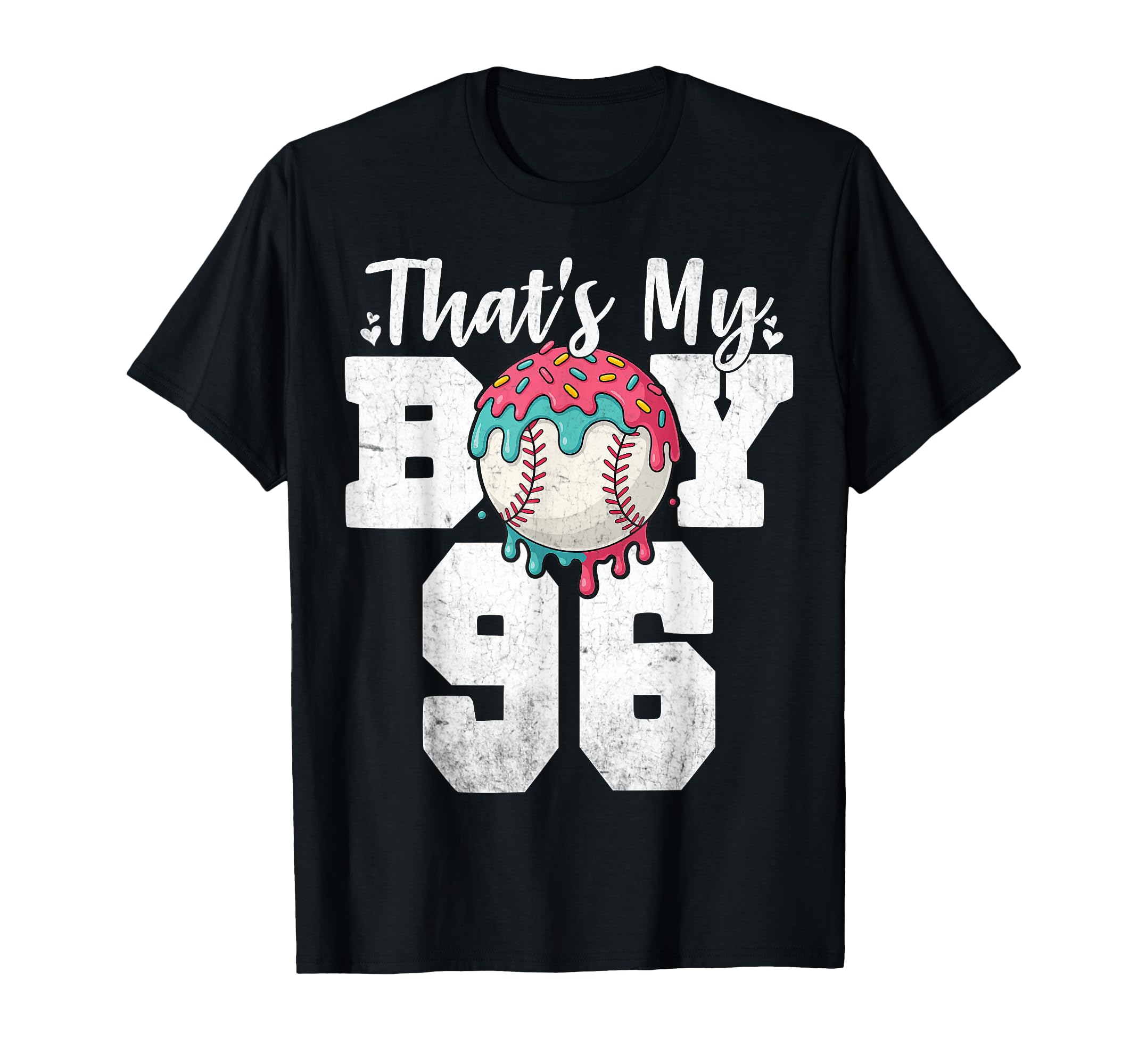 Thats My Baseball 96 Number Mom Dad 96 T-Shirt - Novelty Apparel Men Women - T-Shirt, Sweatshirt, Hoodie