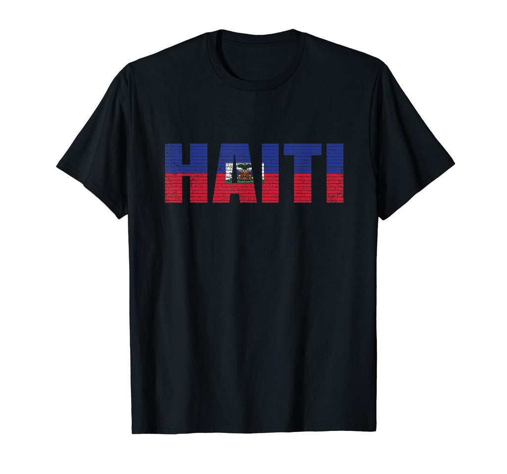 Haiti Country Haitian National Flag T-Shirt - Fun Novelty Design Unisex - T-Shirt, Sweatshirt, Hoodie