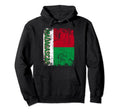 Madagascar Flag Distressed Madagascar Hoodie - Aesthetic Graphic for Adults - T-Shirt, Sweatshirt, Hoodie